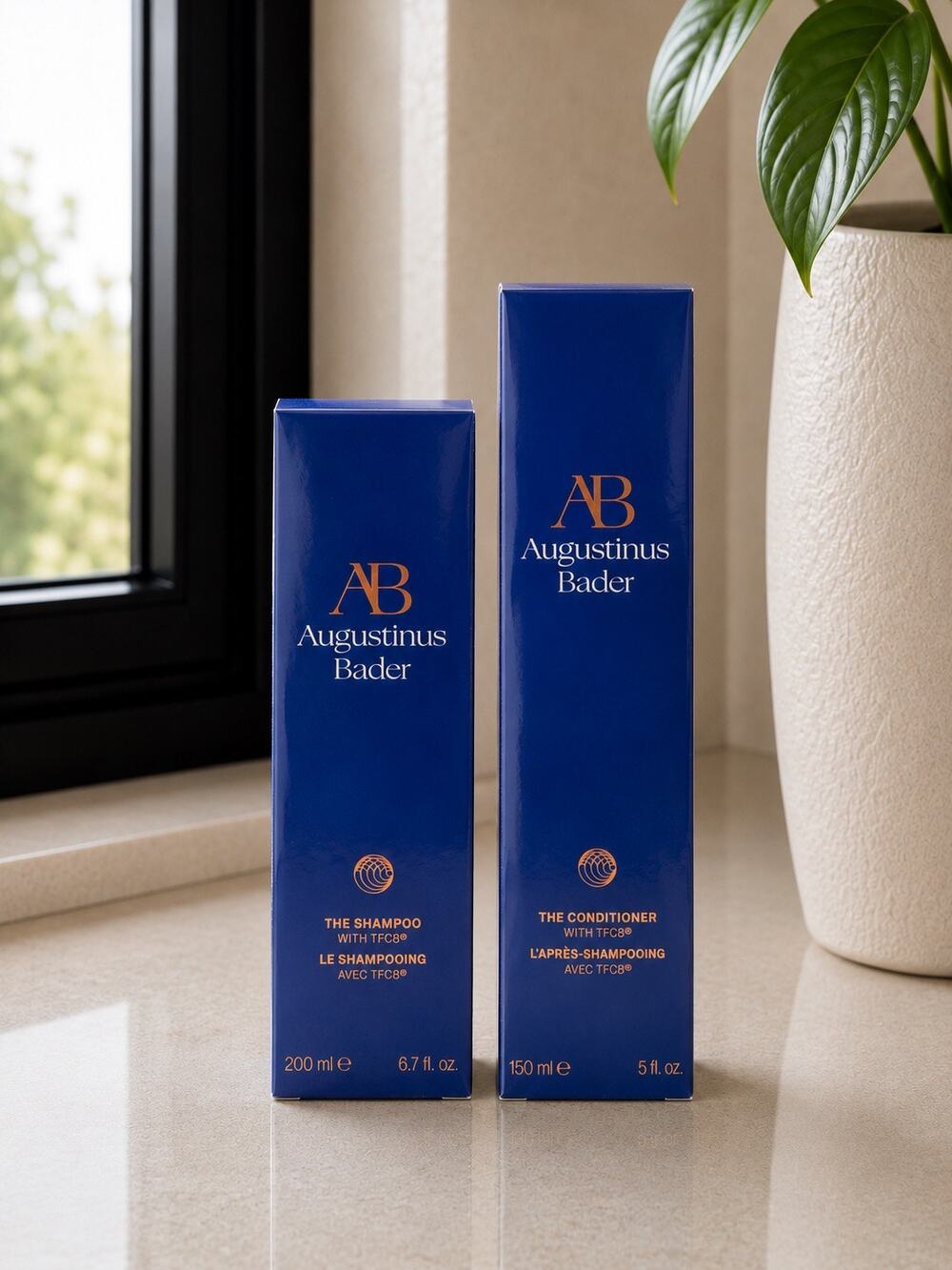 $134 New Augustinus Bader Shampoo & Conditioner TFC8 Bundle 200ml + 150ml Sealed